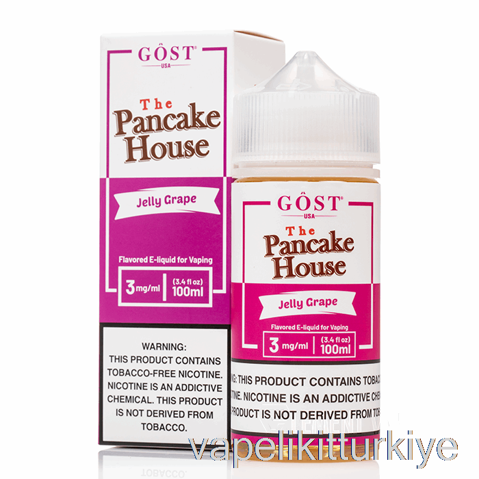 Vape Kalem Vape Mate Jöle üzüm - Gözleme Evi - Gost Buharı - 100ml 3mg